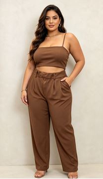 Picture of PLUS SIZE TAILORED QUALITY TROUSERS
